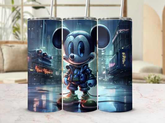 Cyberpunk Mickey Insulated Tumbler Unique Design
