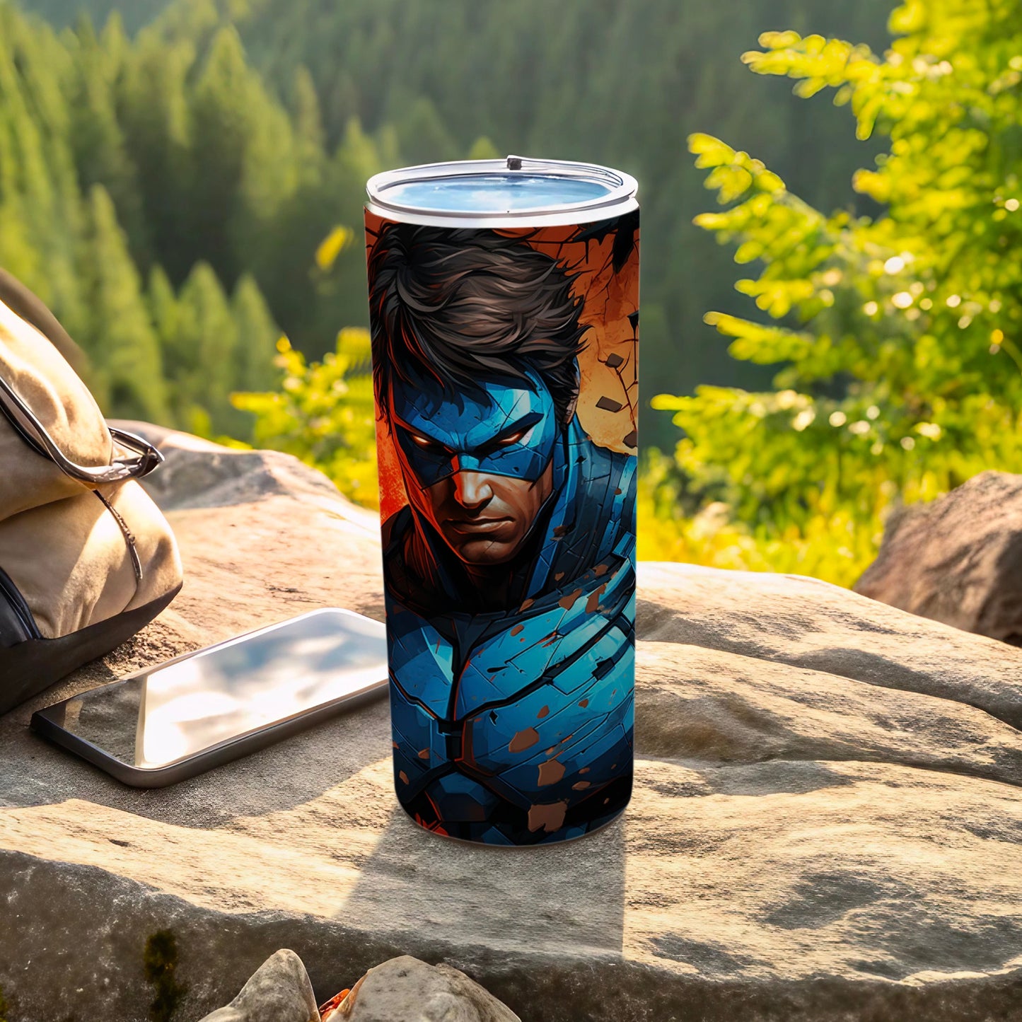Hero Printed Travel Tumbler for Outdoor Adventures