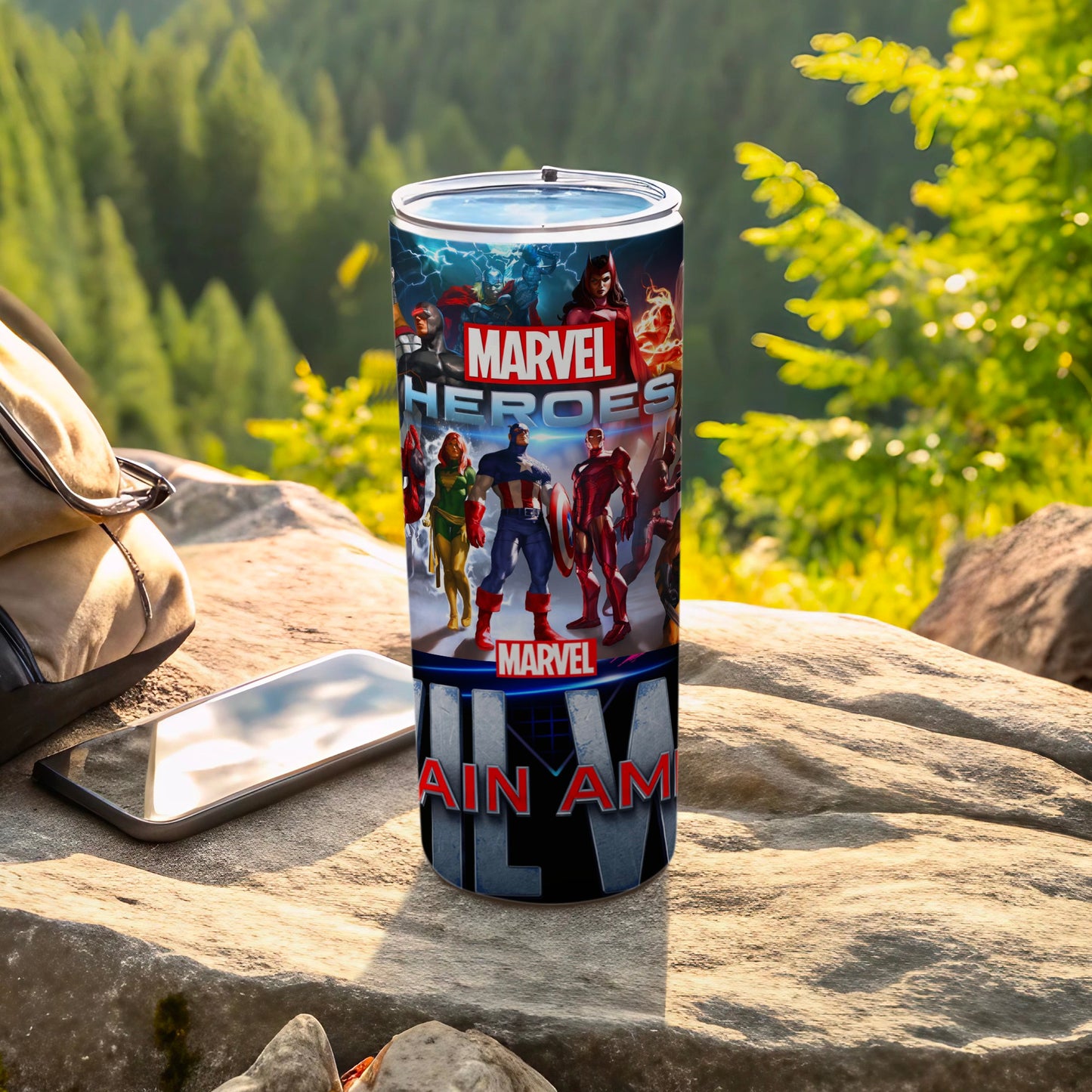 MARVEL HEROES Captain America Iron Man Tumbler product type