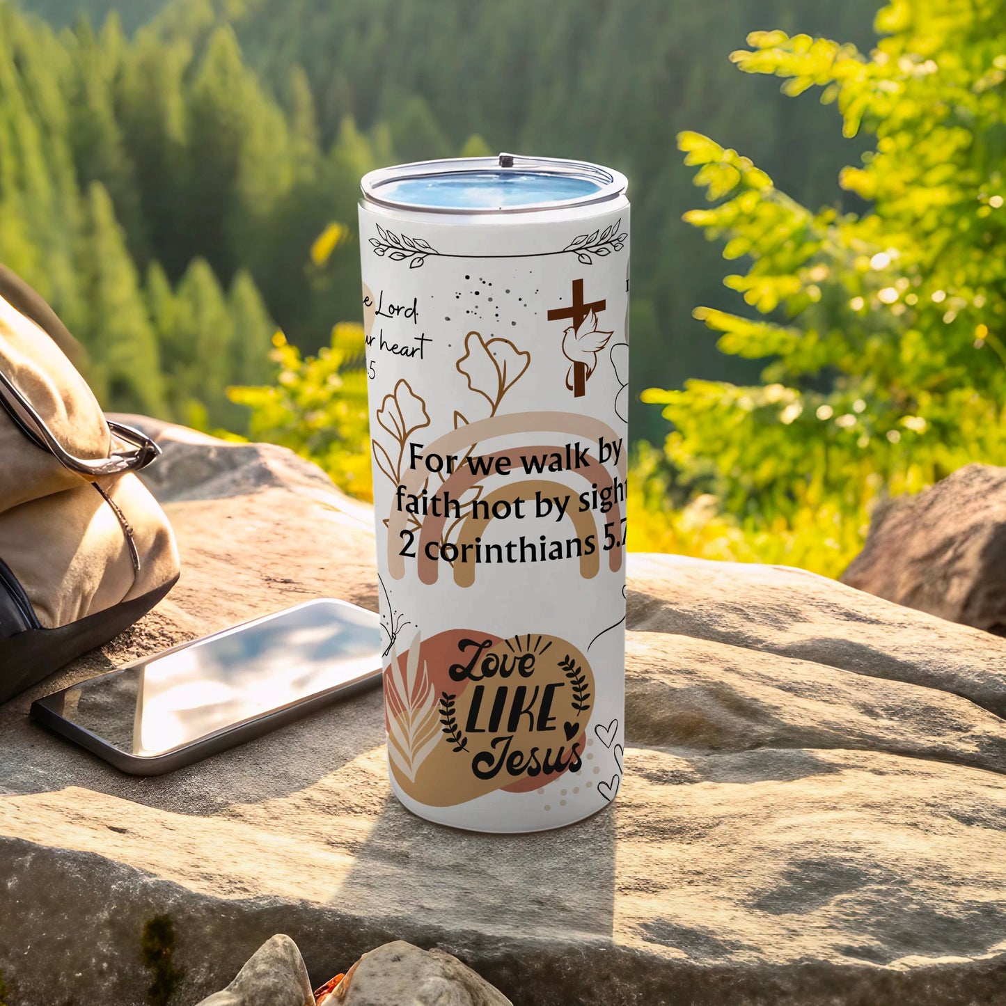 Inspirational Bible Verse Love Like Jesus Tumbler