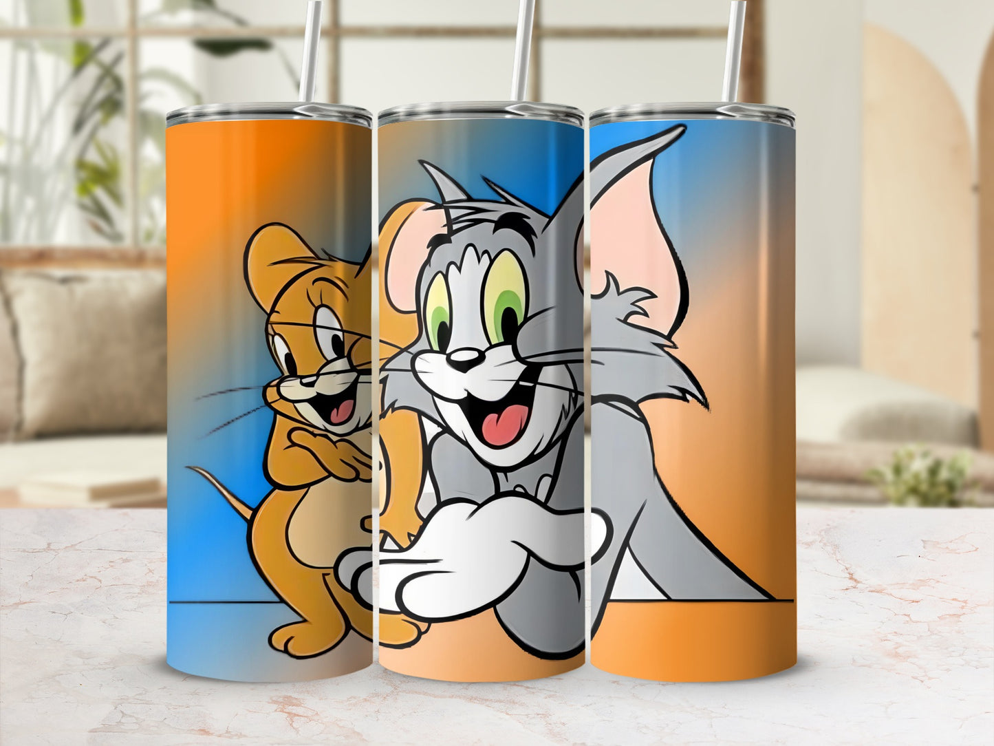 Tom and Jerry Colorful Insulated Tumbler Product