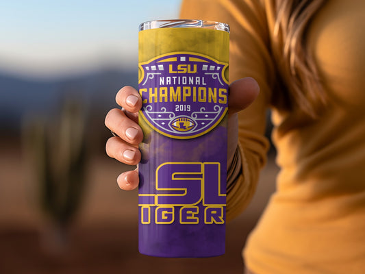 LSU National Champions 2019 LSU Tigers Tumbler Cup