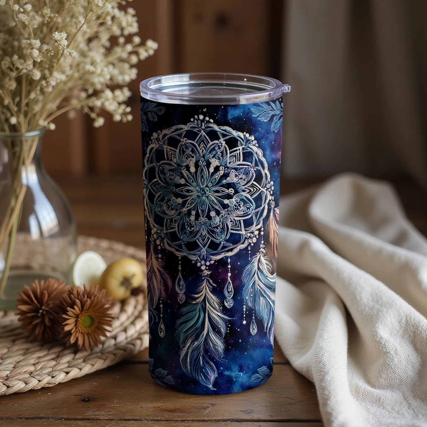 Bohemian Dreamcatcher Insulated Tumbler for Beverages