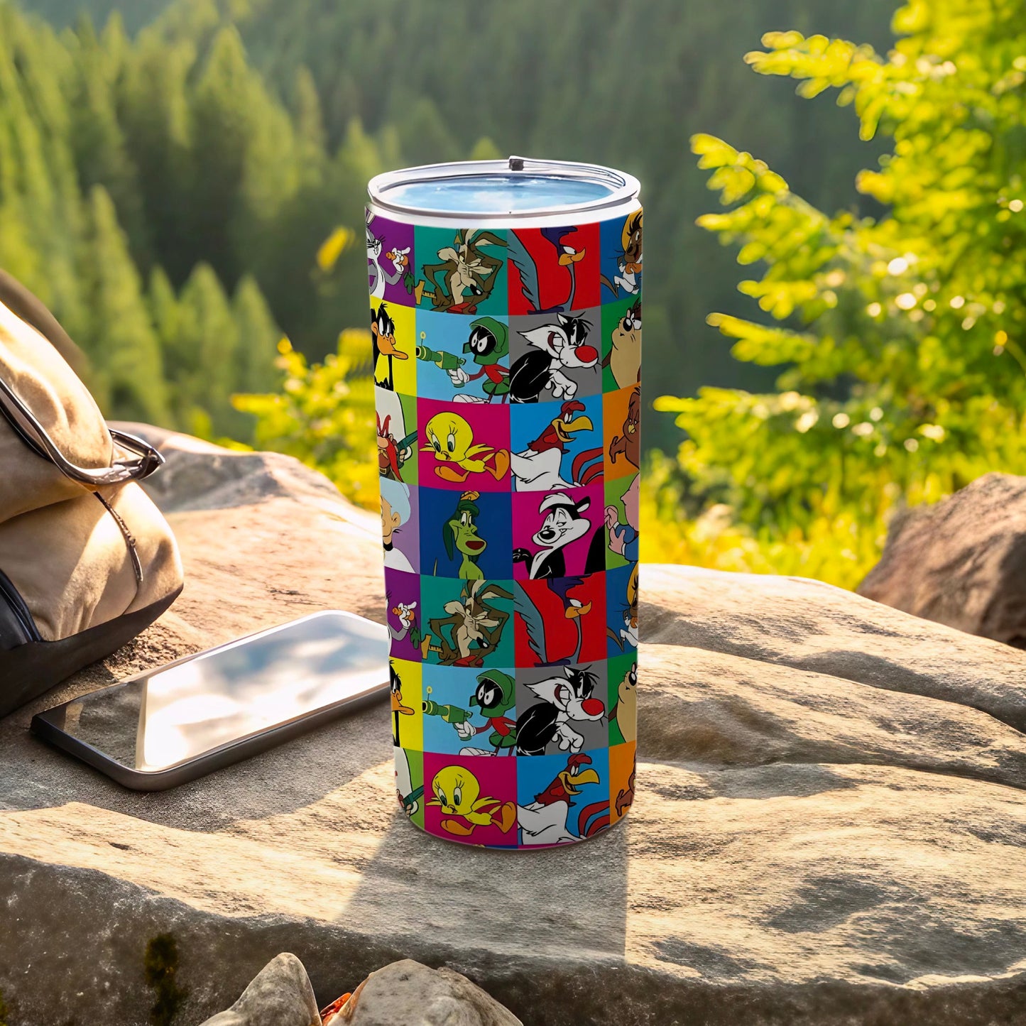 Colorful Cartoon Characters Design Tumbler for Fans