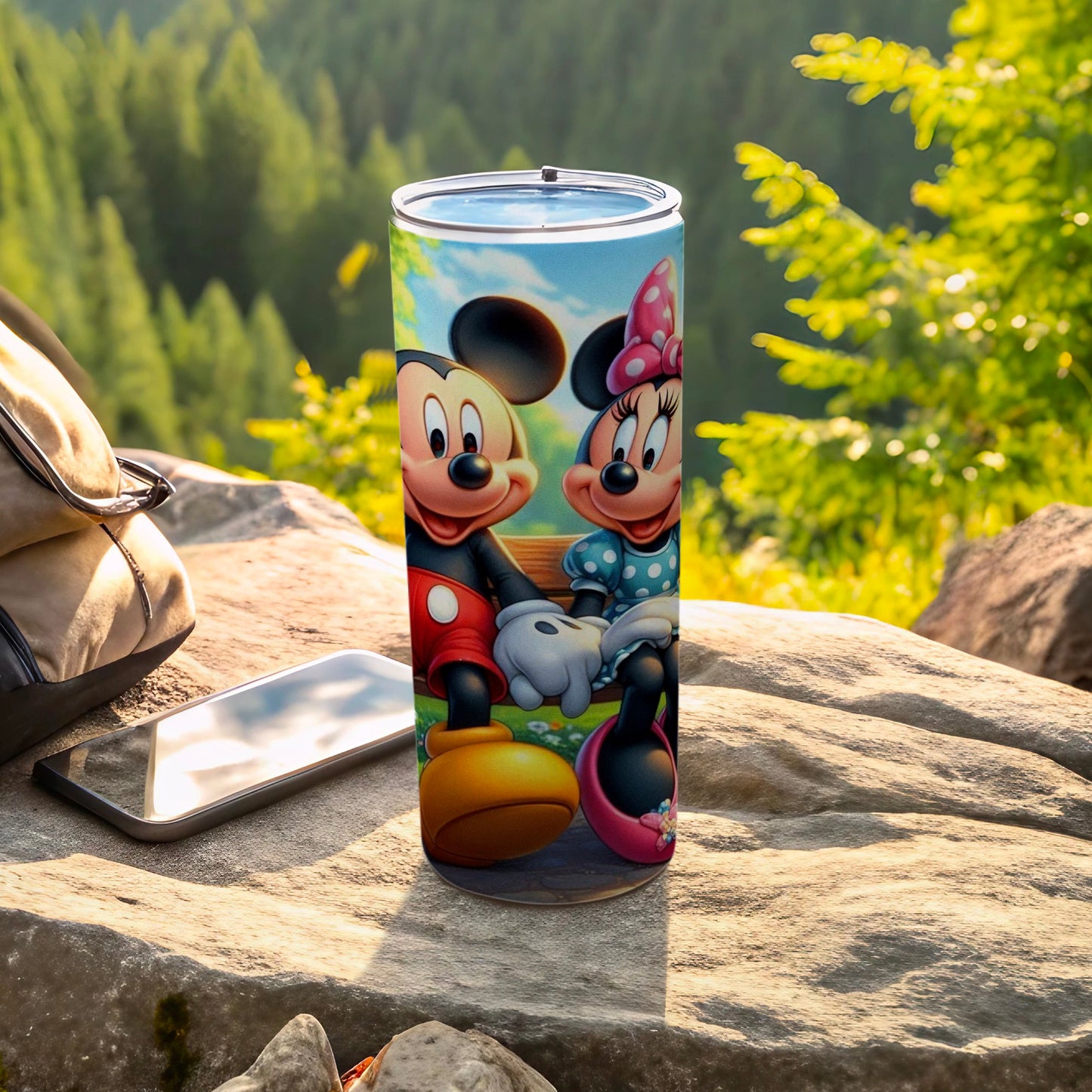Mickey and Minnie Mouse Tumbler for Outdoor Adventures