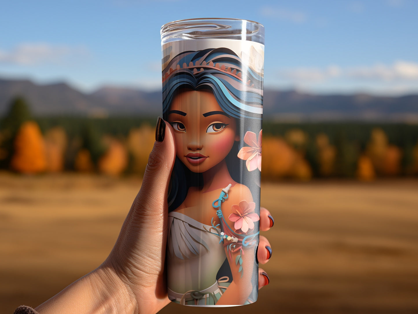 Beautiful Character Art Tumbler for Stylish Drinks