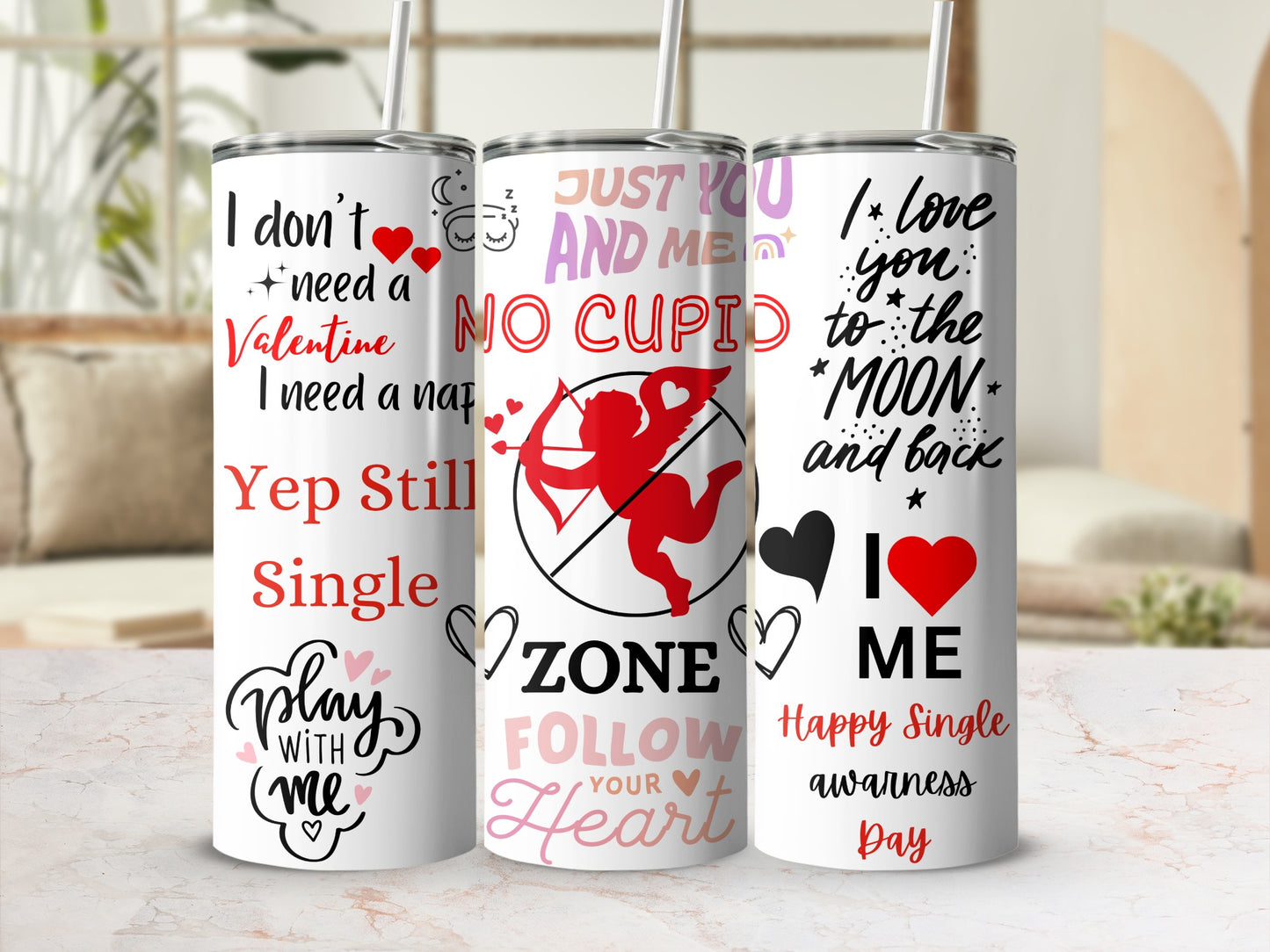 Single Awareness Designs on Tall Drink Tumbler