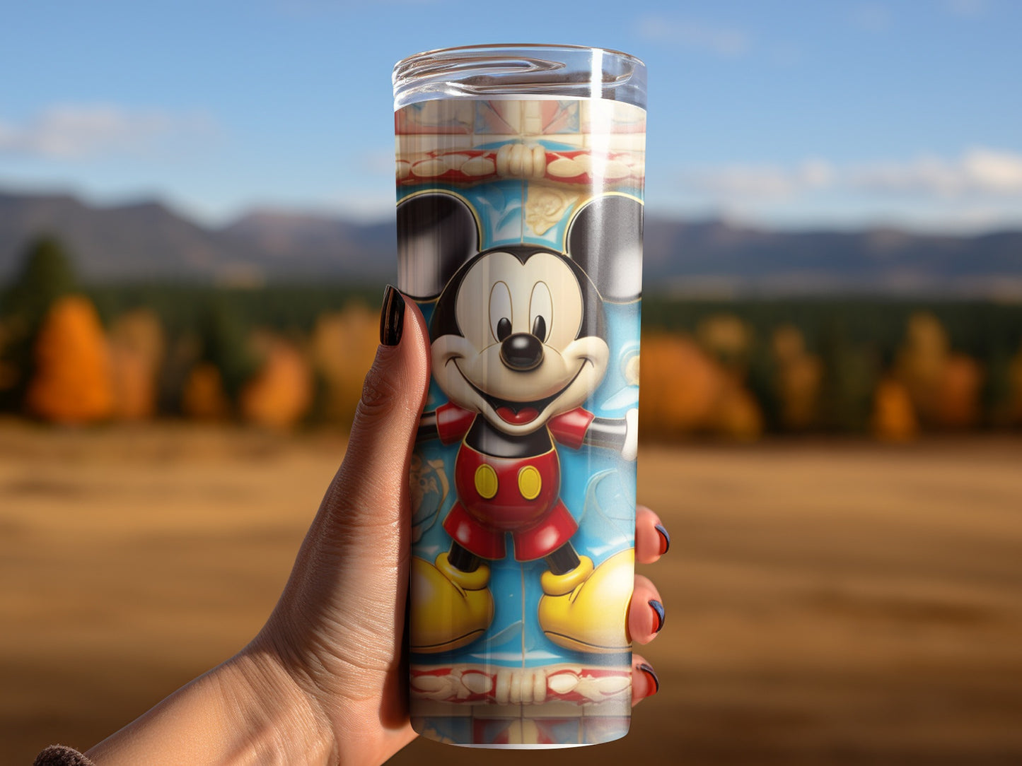 Charming Mickey Mouse Themed Travel Tumbler for Everyday Use