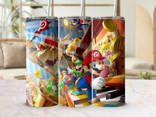 Colorful Adventure Characters Insulated Tumbler Cup