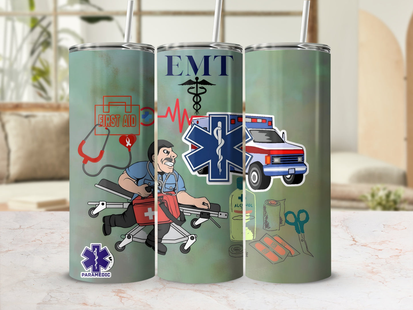 EMT Paramedic Stainless Steel Tumbler Cup