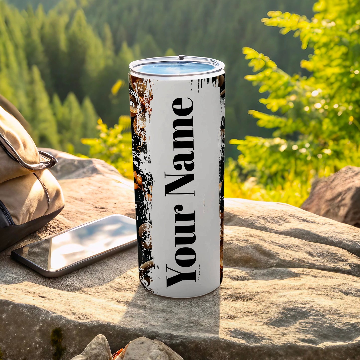 Personalized Stainless Steel Tumbler Your Name Printed