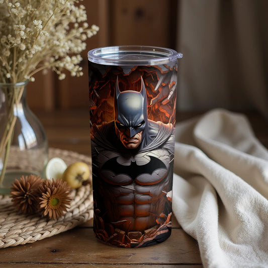 Batman Insulated Tumbler With Superhero Design