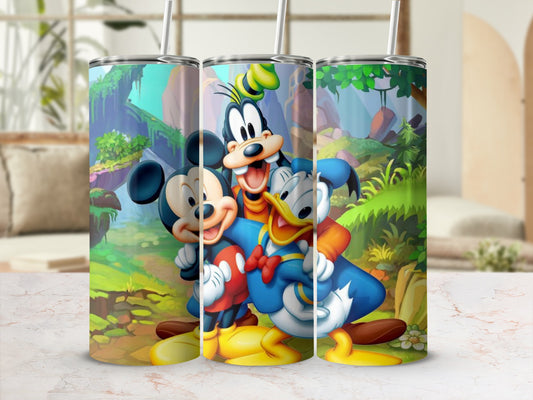 Cartoon Character Trio Adventure Design Product
