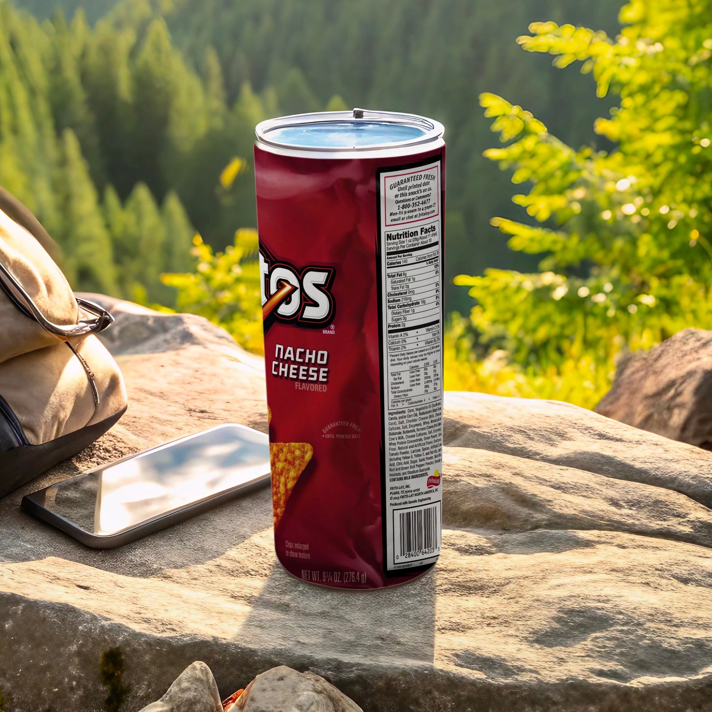 Doritos Nacho Cheese Flavored Chips Can product type