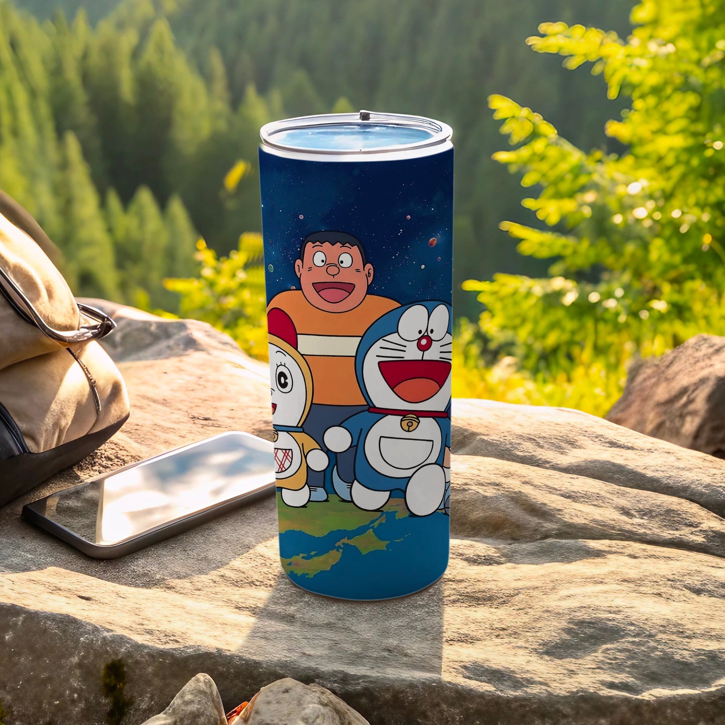 Doraemon Cartoon Character Adventure Tumbler