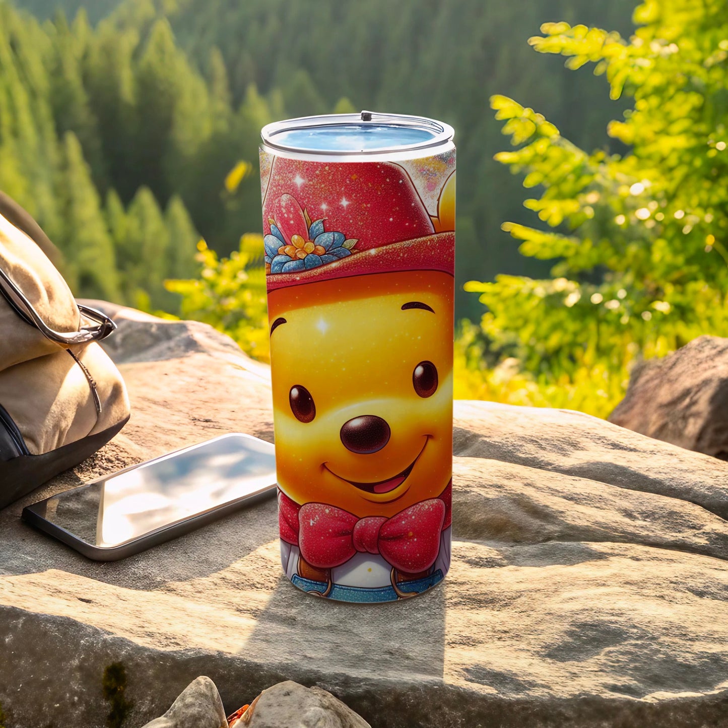 Cheerful Cartoon Character Design Insulated Drink Tumbler
