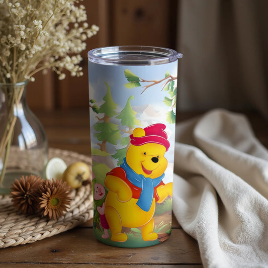 Cute Winnie the Pooh Themed Insulated Tumbler product