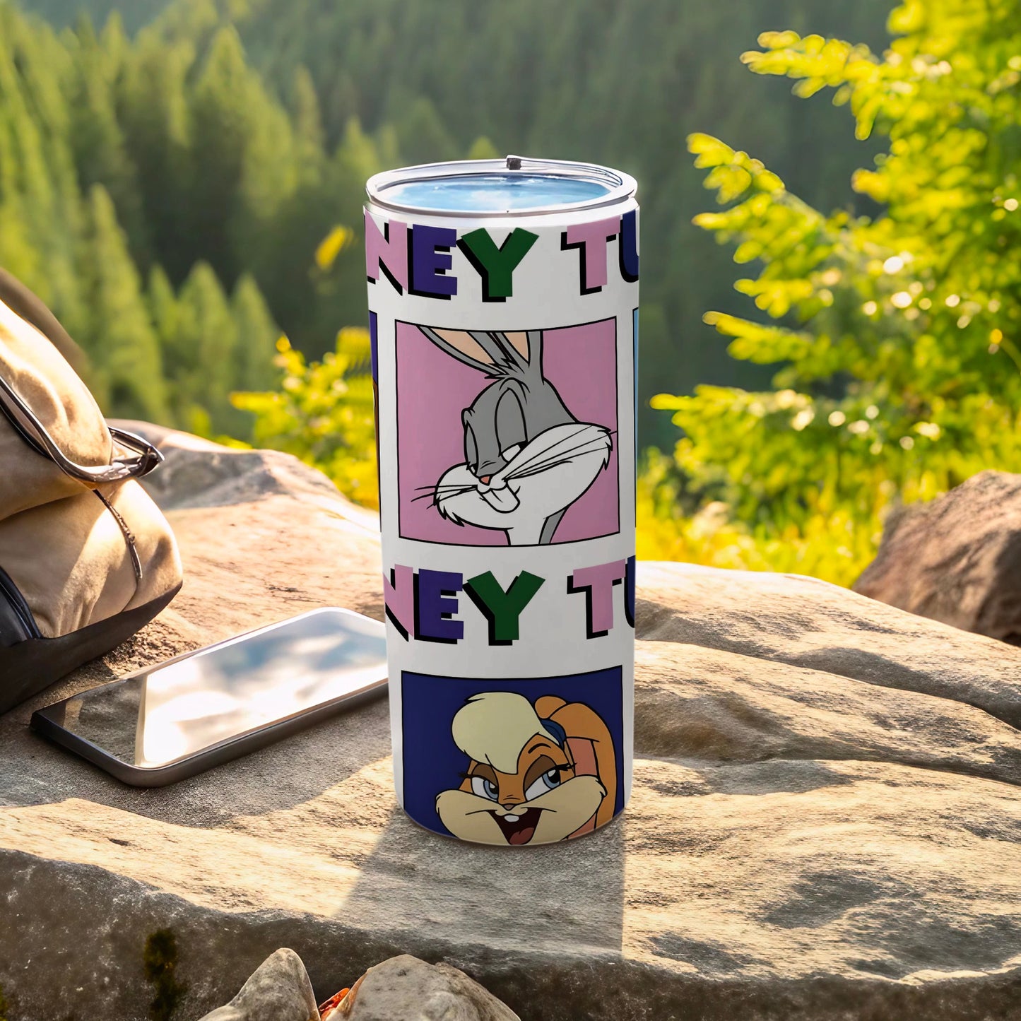 Looney Tunes Bugs Bunny and Lola Bunny Tumbler