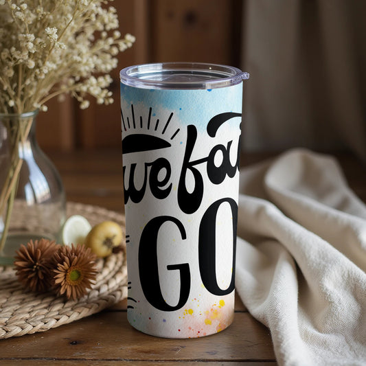Inspirational We Fall We Go Motivational Product