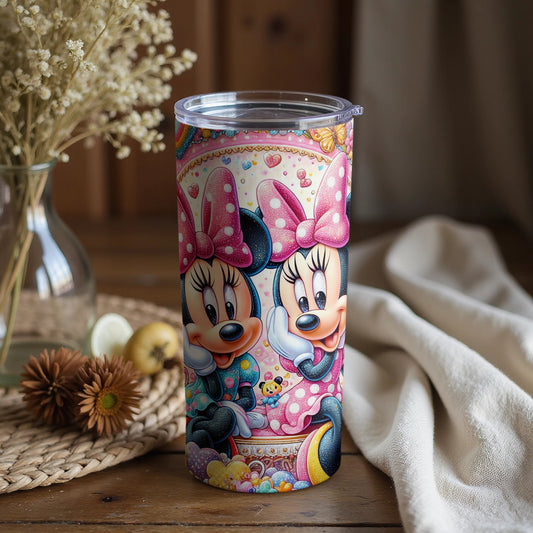 Colorful Disney-inspired design tumbler