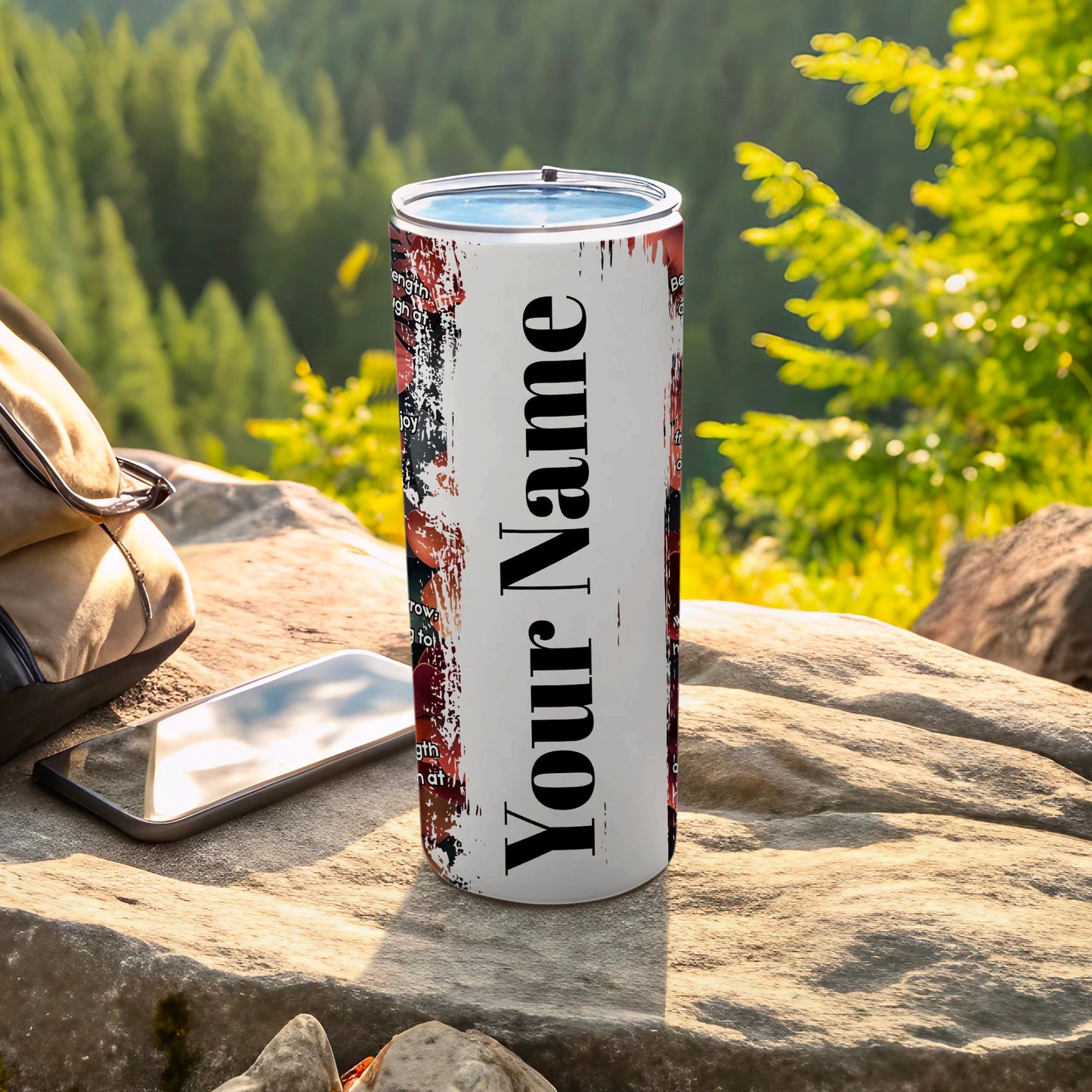 Personalized Your Name Travel Mug for Outdoor Adventures