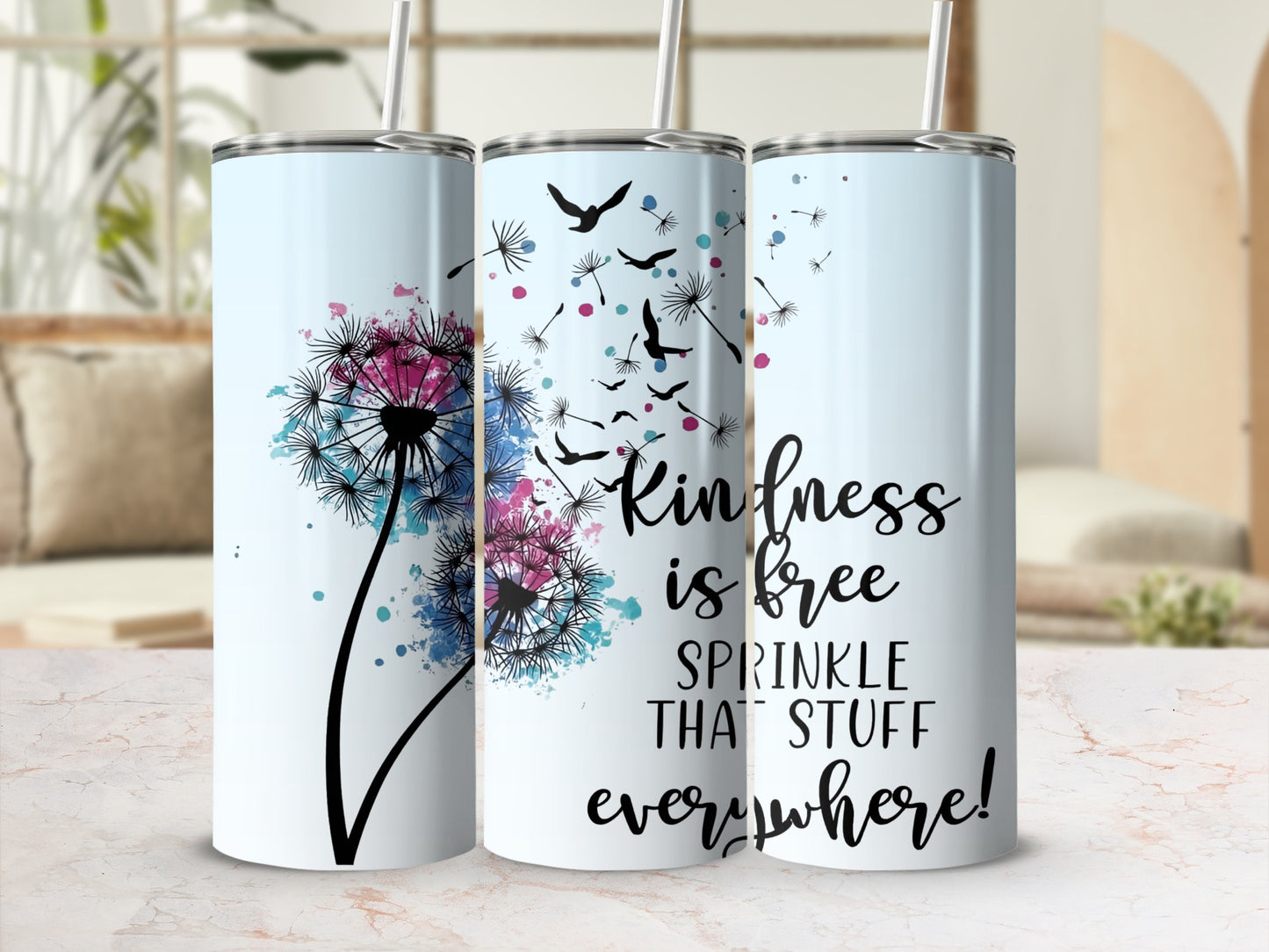 Kindness Is Free Sprinkle That Stuff Everywhere tumbler