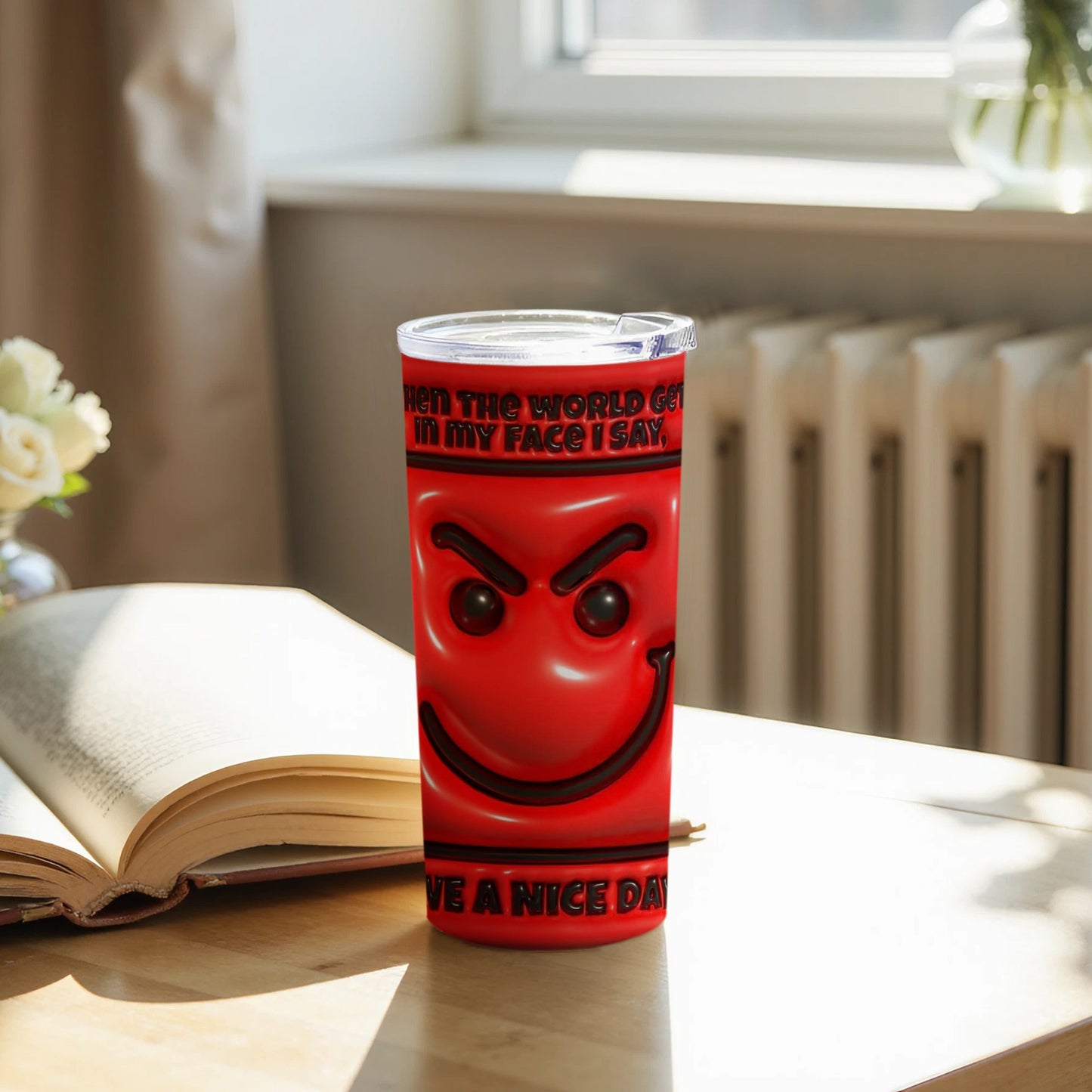 Cheery Face Good Day Insulated Tumbler Product