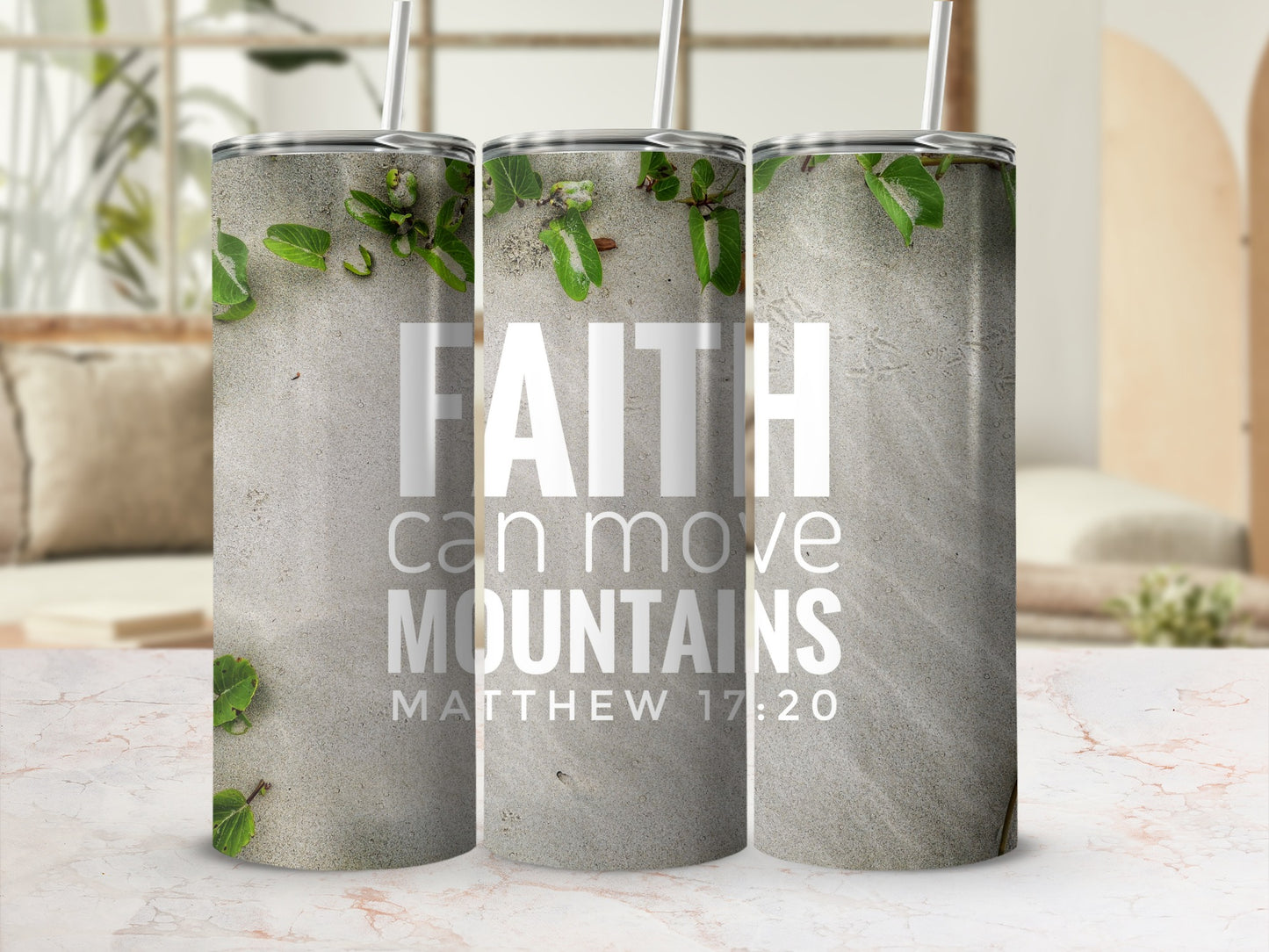Faith Can Move Mountains Matthew 17 20 Tumbler