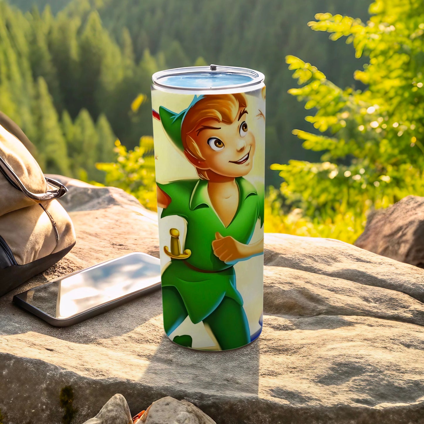Adventure-Themed Peter Pan Tumbler Cup