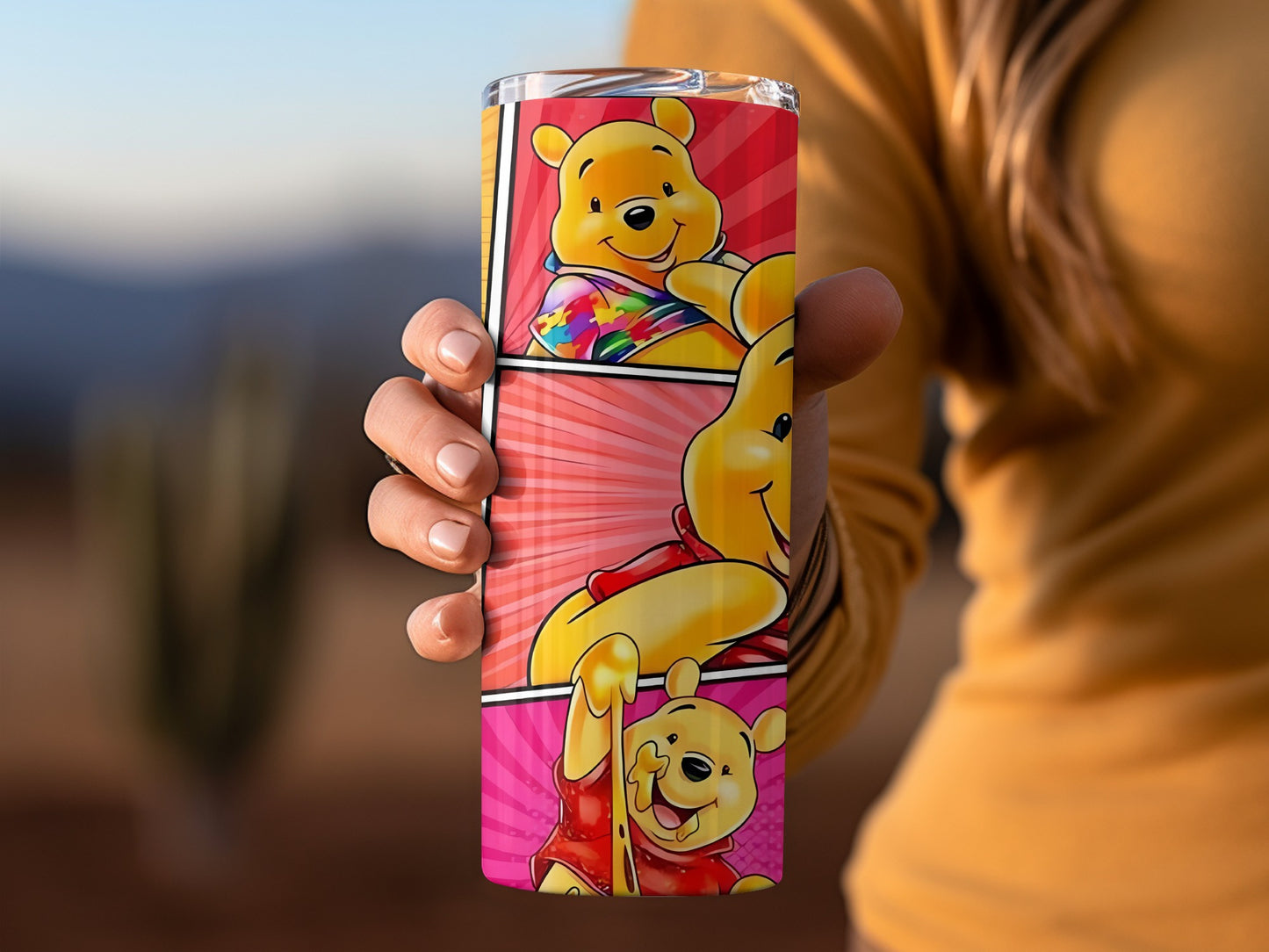 Winnie the Pooh Comic Strip Hunny Friends Illustration Tumblers
