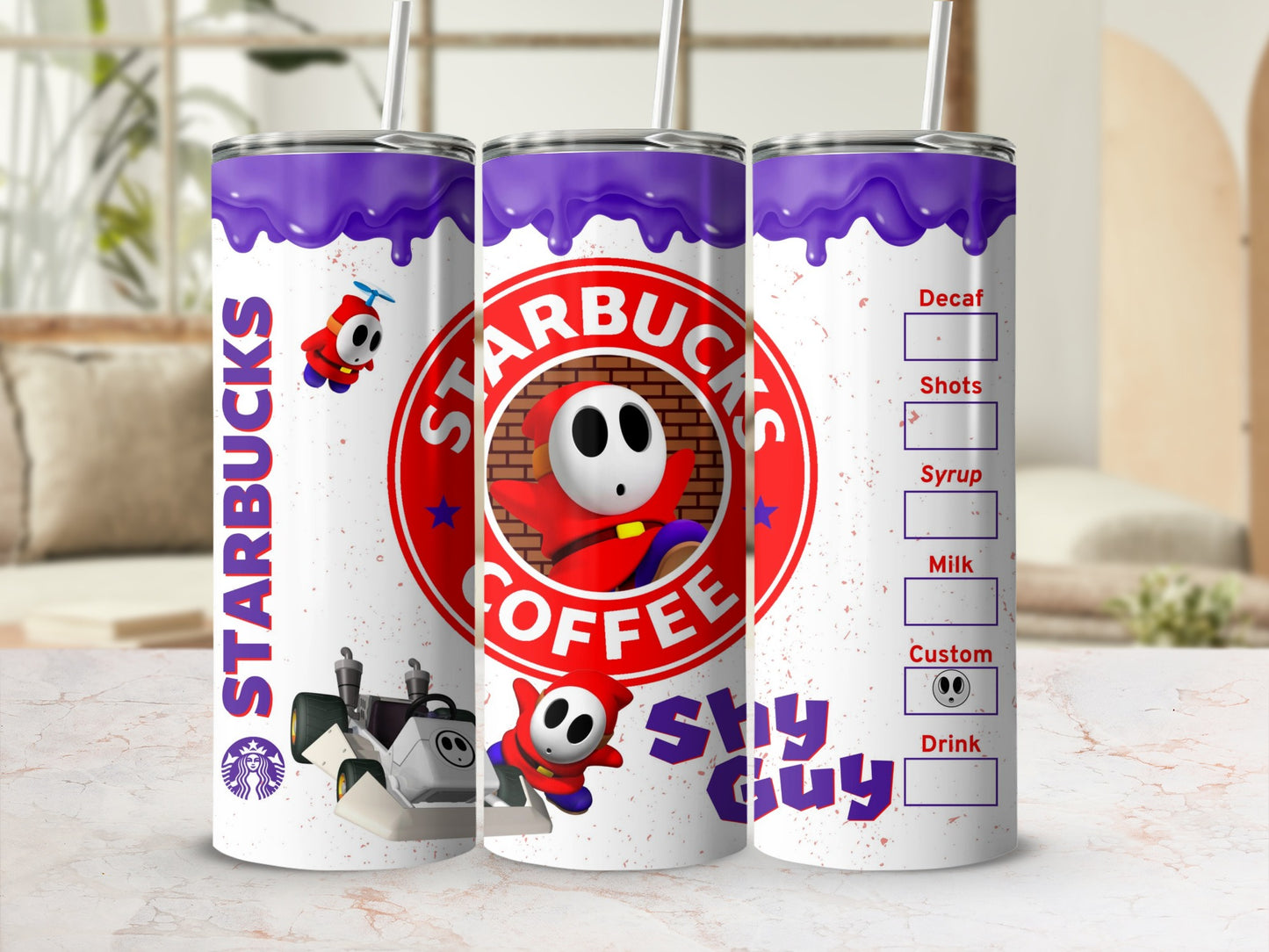 Starbucks Coffee Shy Guy Insulated Tumbler Cup