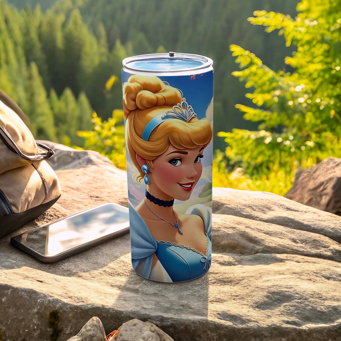 Cinderella Princess Design Insulated Tumbler Cup