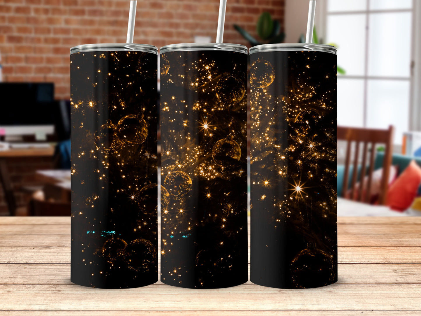 Stunning Glittering Stars Tumbler for Everyday Use