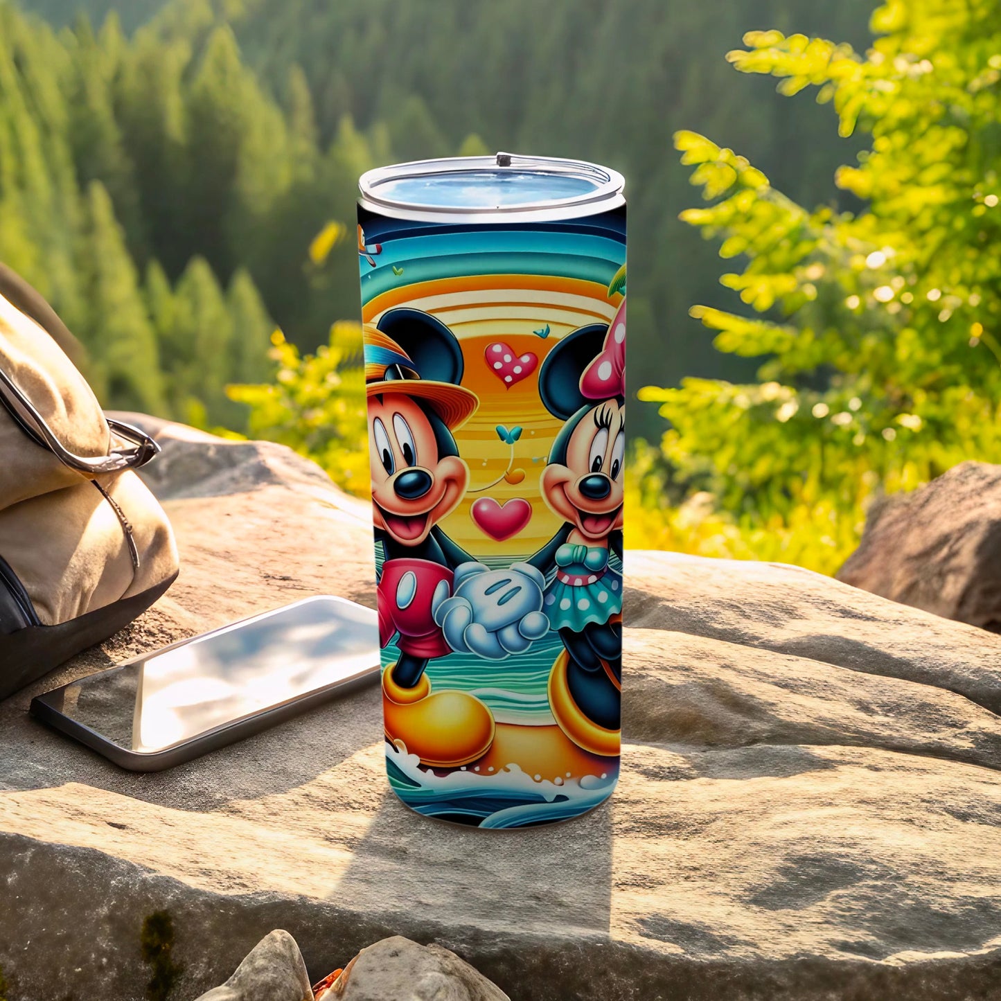 Colorful Cartoon Characters Design Tumbler Cup for All Ages