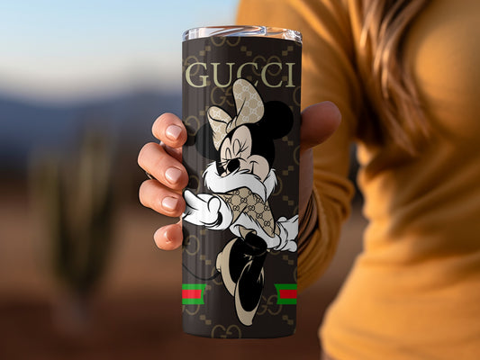 Minnie Mouse Luxury Design Gucci Insulated Tumbler