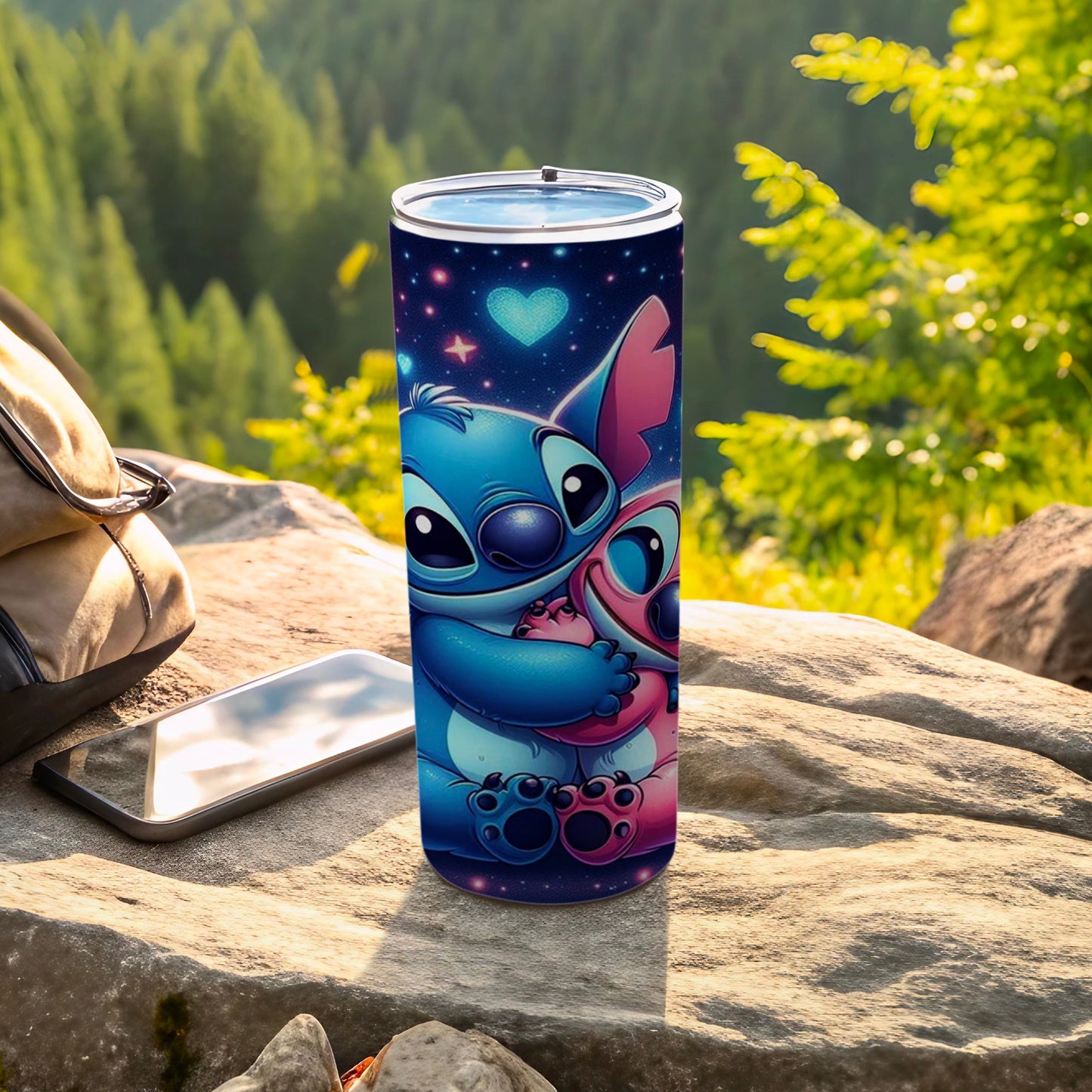 Cute Cartoon Aliens Design Insulated Travel Tumbler