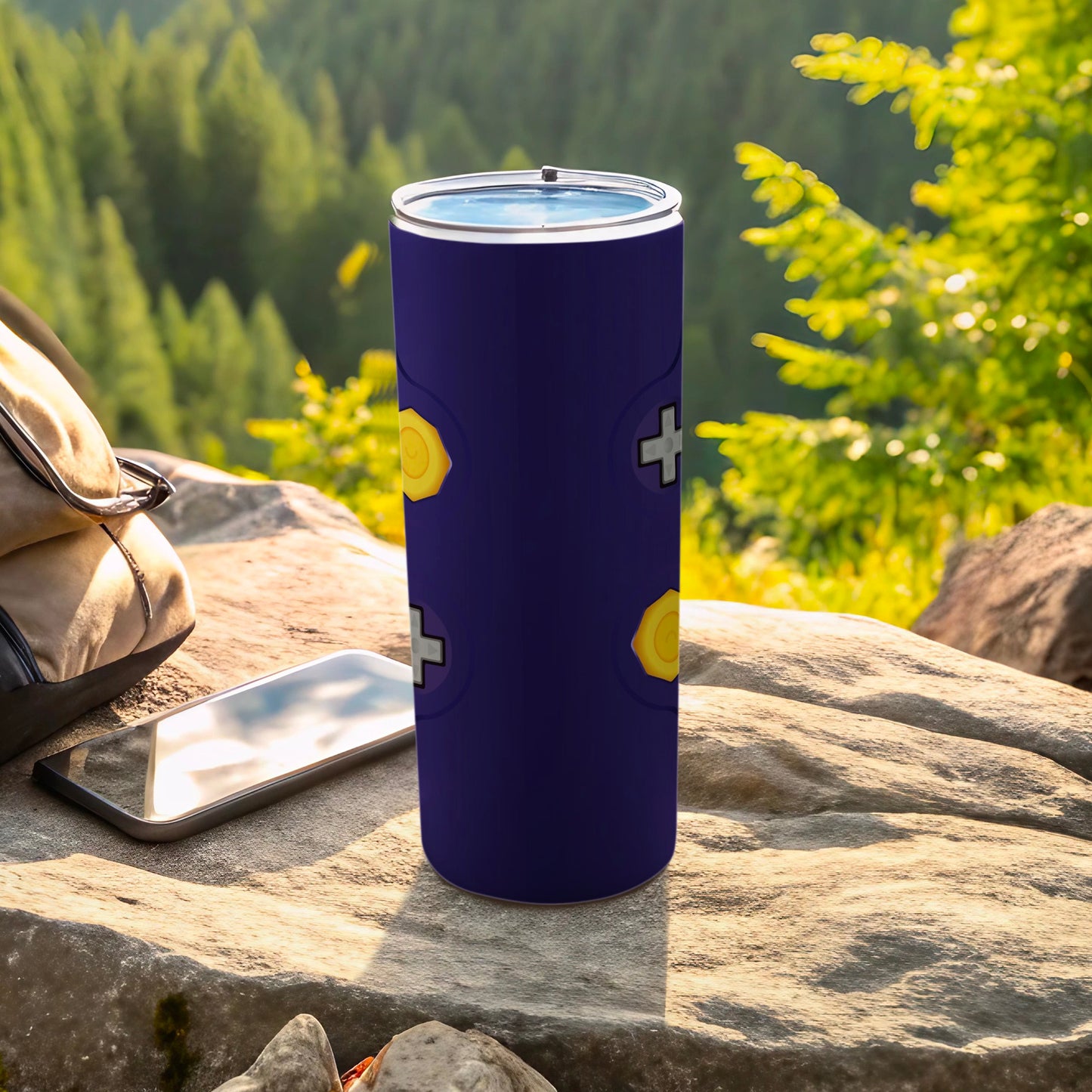 Gaming Controller Design Deep Blue Tumbler product type