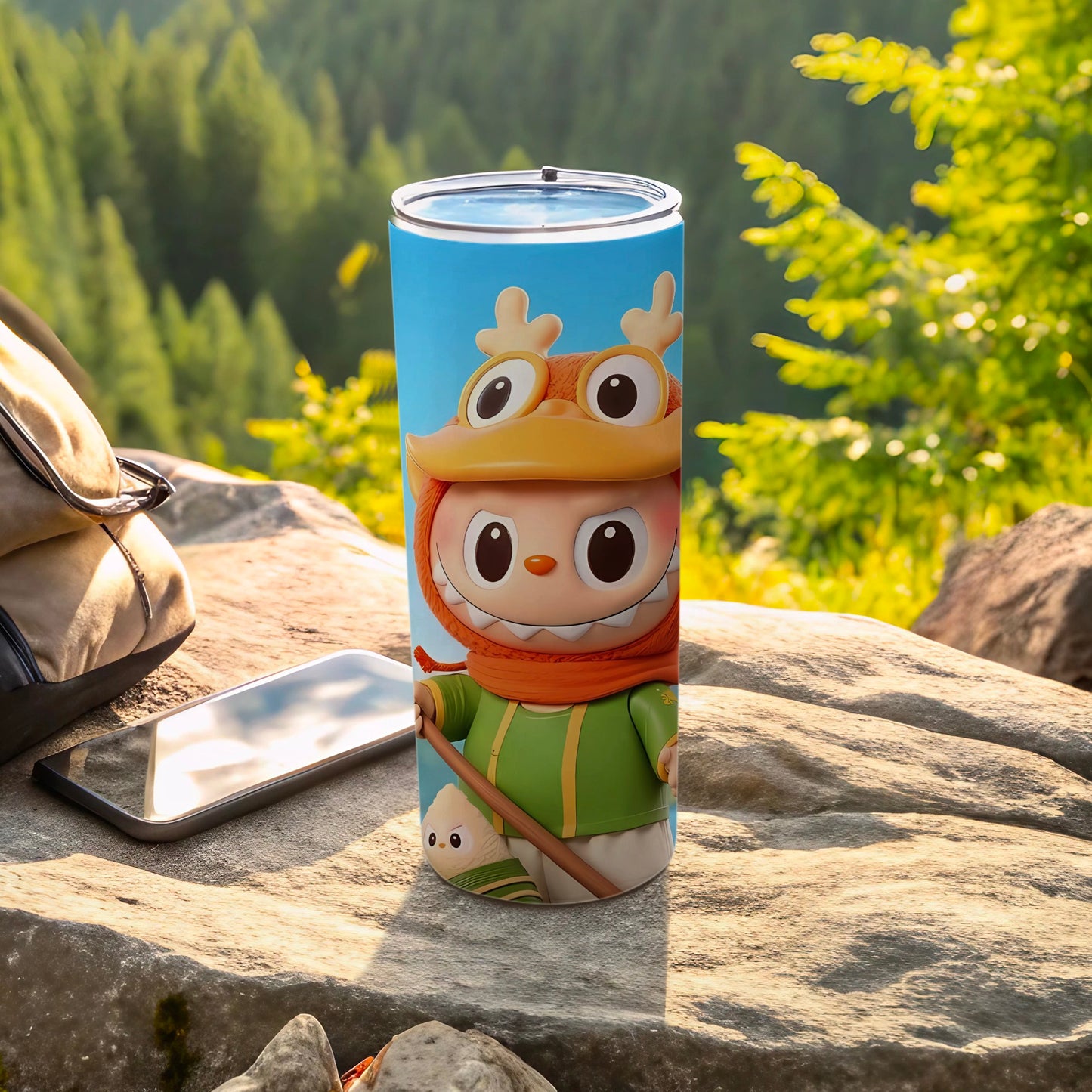 Cute Cartoon Character Design Stainless Steel Tumbler