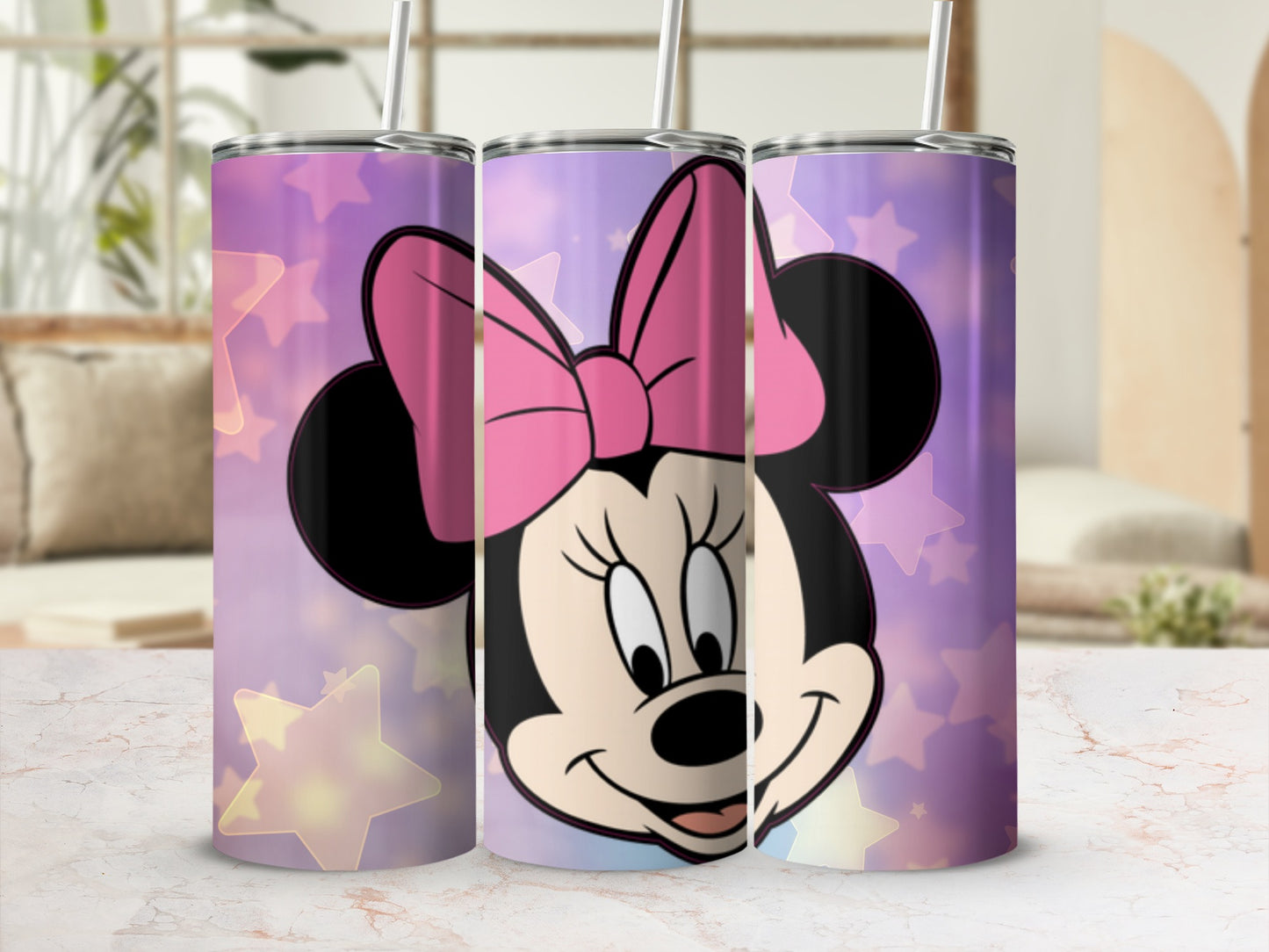 Adorable Minnie Mouse Design Tumbler for Kids