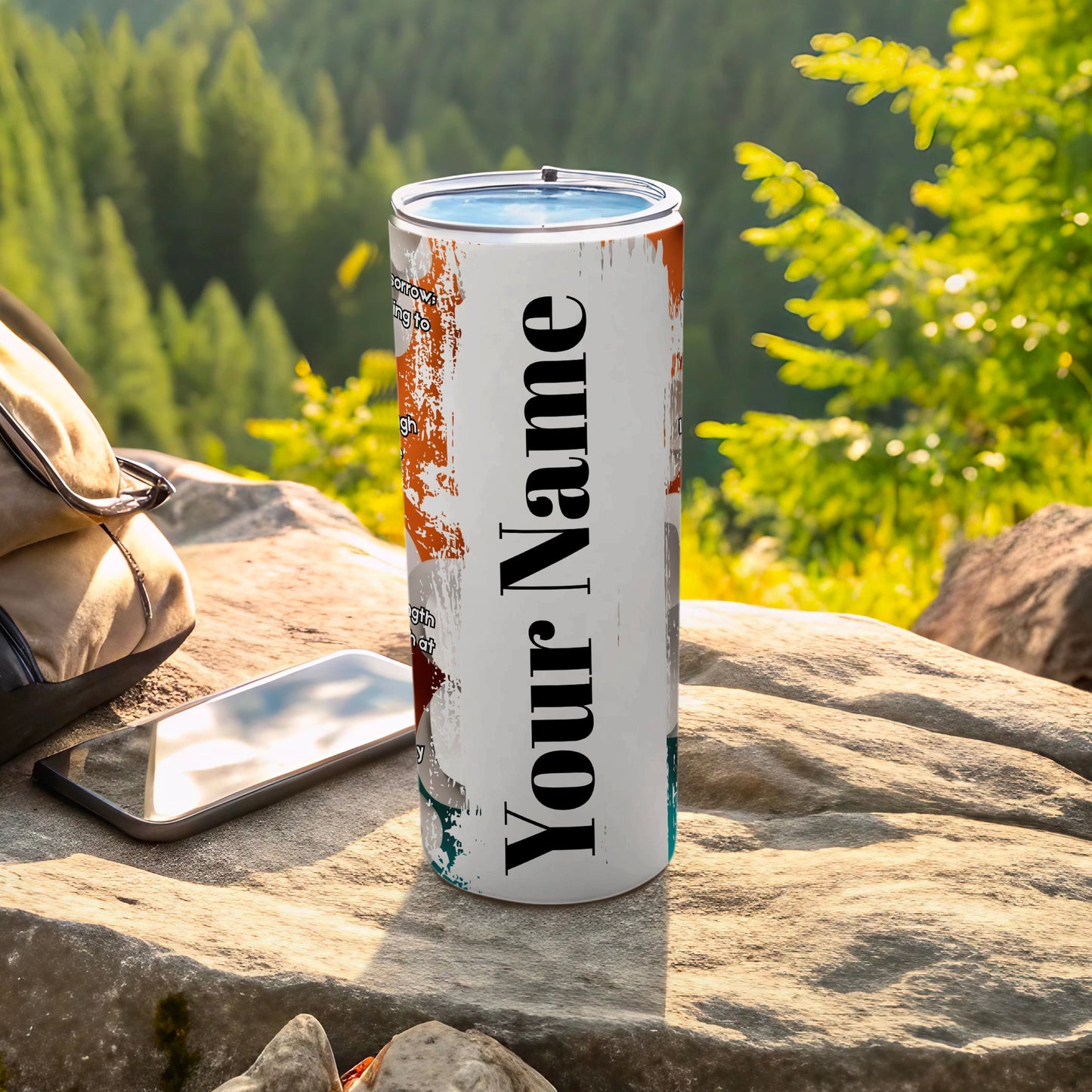 Customizable Outdoor Adventure Tall Tumbler Cup