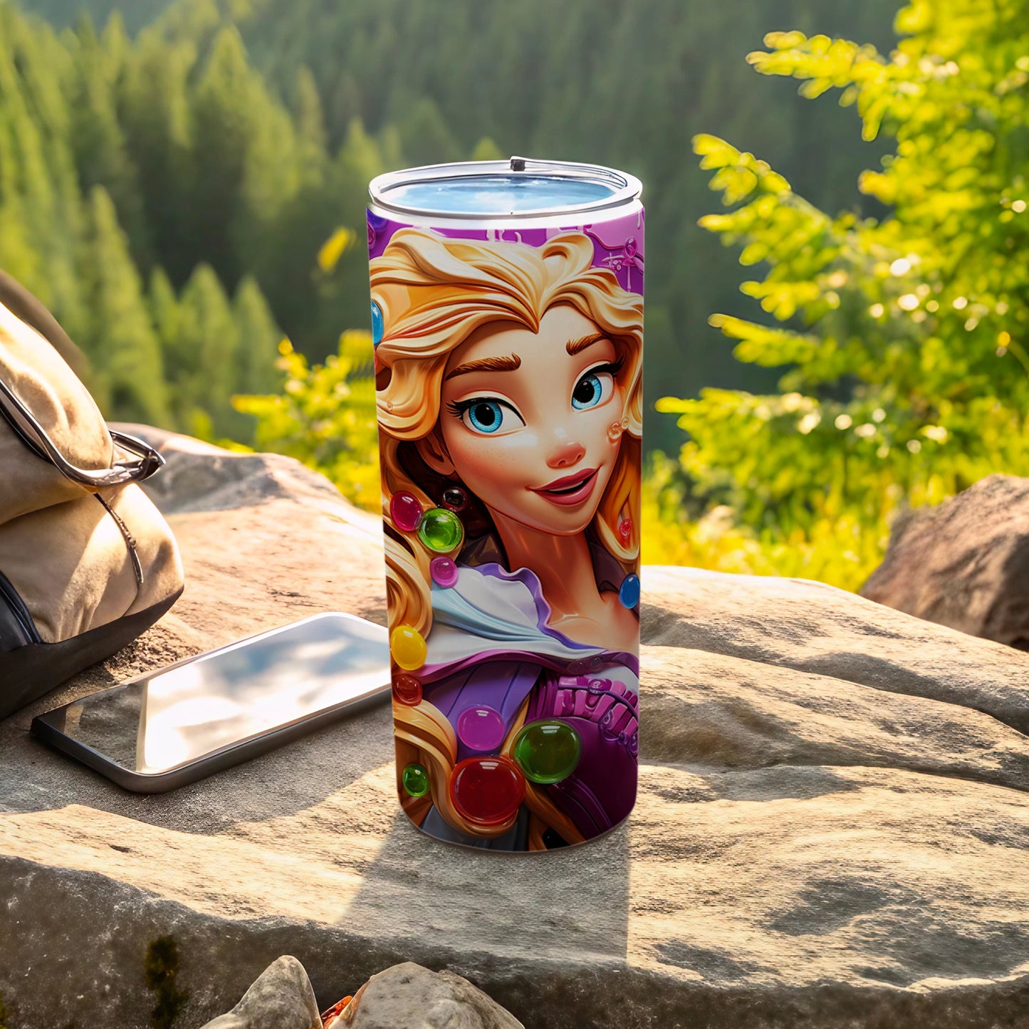 Vibrant Character Insulated Tumbler for Outdoor Enjoyment