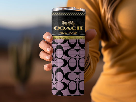 Coach New York Luxury Travel Tumbler Fashion Accessory