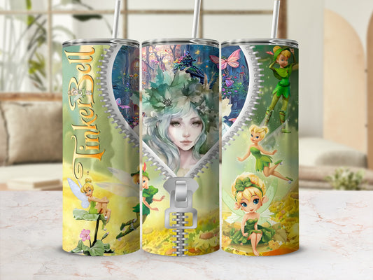 Tinker Bell Themed Customizable Tumbler Product