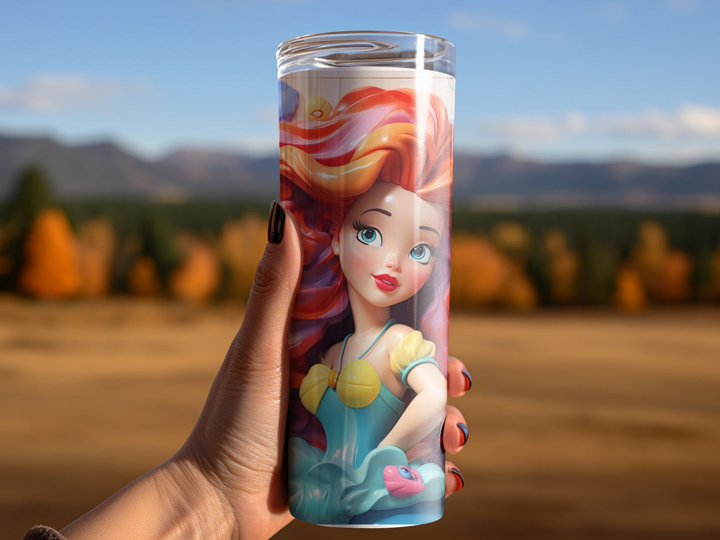 Disney Princess Tumbler Colorful Insulated Drinkware