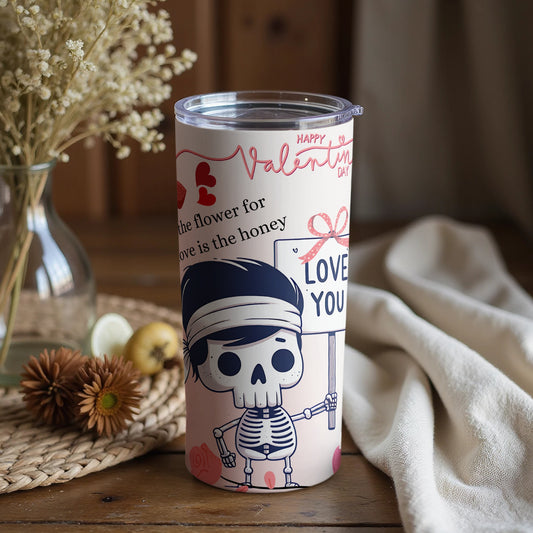 Happy Valentine's Day The Flower For Love Is The Honey