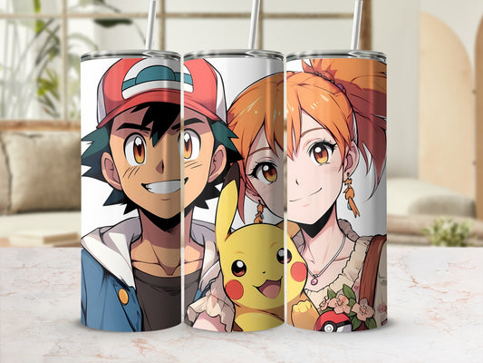 Anime Characters Themed Stainless Steel Tumbler