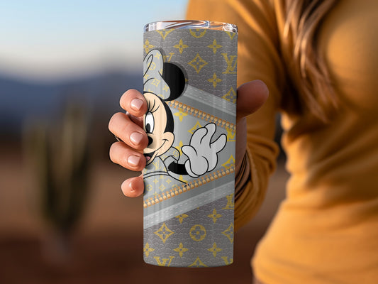 Minnie Mouse Designer Pattern Travel Mug