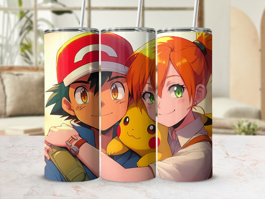 Colorful Character Design Double-Walled Insulated Tumbler