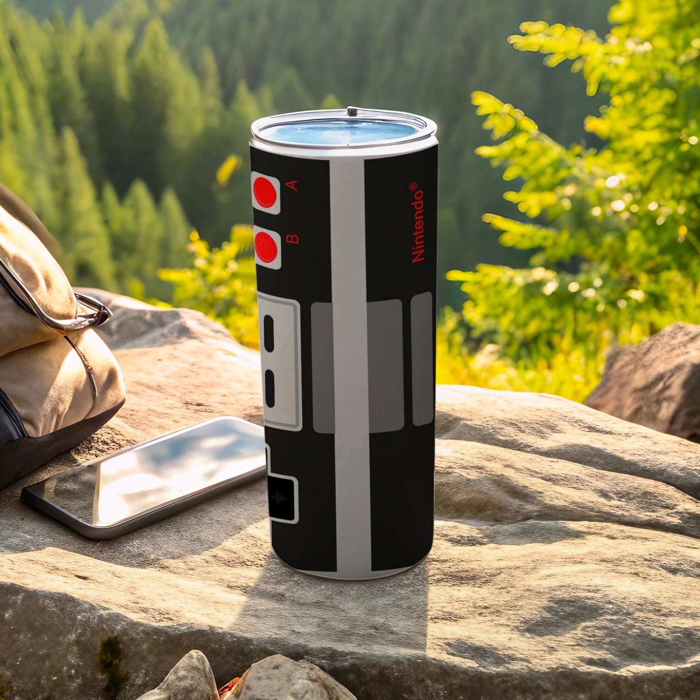 Retro Game Controller Style Nintendo Design Tumbler product type