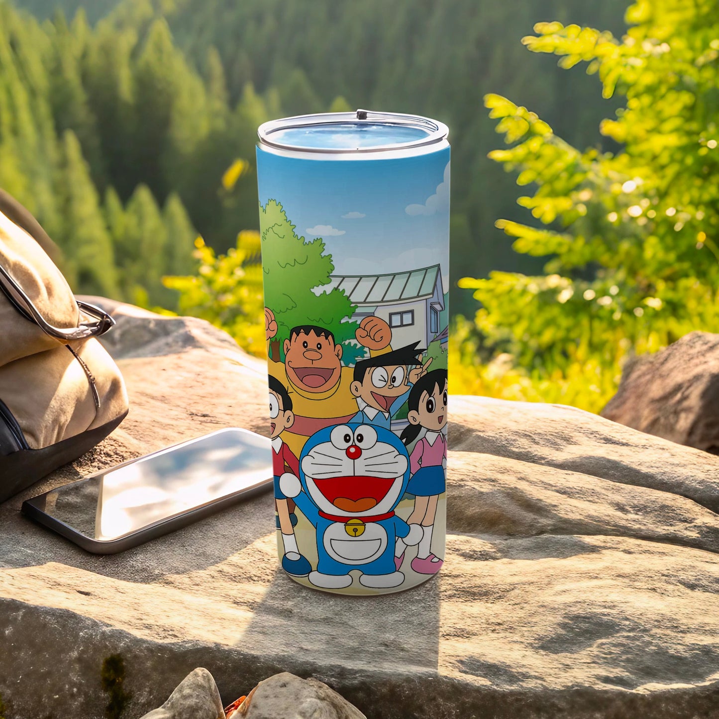 Vibrant Cartoon Characters Insulated Tumbler for Everyday Use